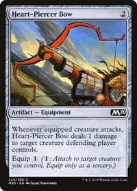 Heart-Piercer Bow - Core Set 2020 - Magic: The Gathering card