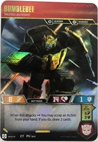 Bumblebee - Trusted Lieutenant (In-Store Play Gold Promo) - Transformers Promos - Transformers TCG card