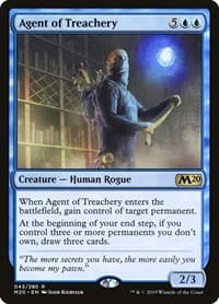 Agent of Treachery - Core Set 2020 - Magic: The Gathering card