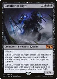 Cavalier of Night - Core Set 2020 - Magic: The Gathering card