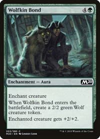 Wolfkin Bond - Core Set 2020 - Magic: The Gathering card