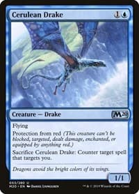 Cerulean Drake - Core Set 2020 - Magic: The Gathering card