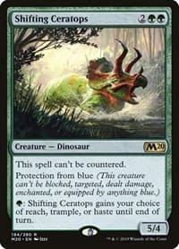 Shifting Ceratops - Core Set 2020 - Magic: The Gathering card