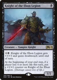 Knight of the Ebon Legion - Core Set 2020 - Magic: The Gathering card