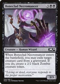 Boneclad Necromancer - Core Set 2020 - Magic: The Gathering card