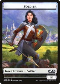 Soldier Token - Core Set 2020 - Magic: The Gathering card