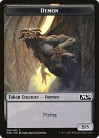 Demon Token - Core Set 2020 - Magic: The Gathering card