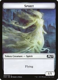 Spirit Token - Core Set 2020 - Magic: The Gathering card