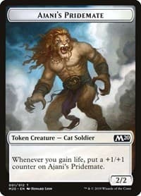 Ajani's Pridemate Token - Core Set 2020 - Magic: The Gathering card