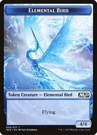 Elemental Bird Token - Core Set 2020 - Magic: The Gathering card
