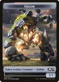Golem Token - Core Set 2020 - Magic: The Gathering card