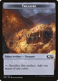 Treasure Token - Core Set 2020 - Magic: The Gathering card