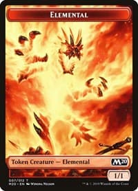 Elemental Token - Core Set 2020 - Magic: The Gathering card