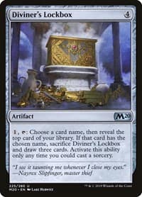 Diviner's Lockbox - Core Set 2020 - Magic: The Gathering card