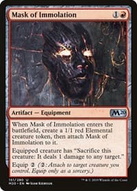 Mask of Immolation - Core Set 2020 - Magic: The Gathering card