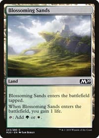 Blossoming Sands - Core Set 2020 - Magic: The Gathering card
