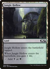 Jungle Hollow - Core Set 2020 - Magic: The Gathering card