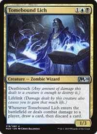 Tomebound Lich - Core Set 2020 - Magic: The Gathering card