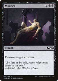 Murder - Core Set 2020 - Magic: The Gathering card