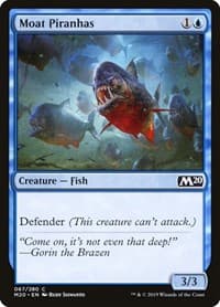 Moat Piranhas - Core Set 2020 - Magic: The Gathering card