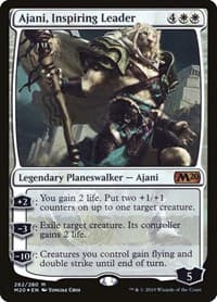 Ajani, Inspiring Leader - Core Set 2020 - Magic: The Gathering card