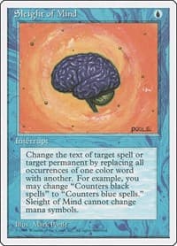 Sleight of Mind - Fourth Edition - Magic: The Gathering card