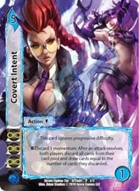 Covert Intent - Street Fighter CCG - UniVersus card