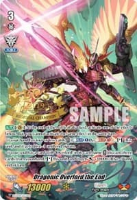 Dragonic Overlord the End - Bushiroad Event Cards - Cardfight Vanguard card
