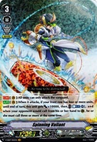 Spinning Valiant - V-EB07: The Heroic Evolution - Cardfight Vanguard card
