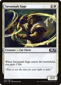 Savannah Sage - Core Set 2020 - Magic: The Gathering card