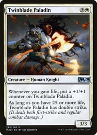 Twinblade Paladin - Core Set 2020 - Magic: The Gathering card