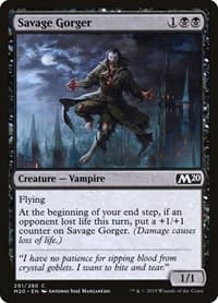 Savage Gorger - Core Set 2020 - Magic: The Gathering card