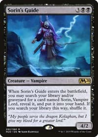 Sorin's Guide - Core Set 2020 - Magic: The Gathering card