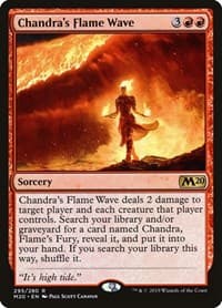 Chandra's Flame Wave - Core Set 2020 - Magic: The Gathering card