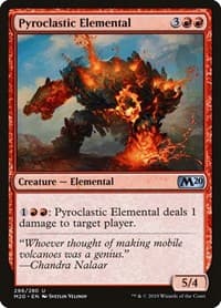 Pyroclastic Elemental - Core Set 2020 - Magic: The Gathering card