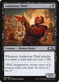 Audacious Thief - Core Set 2020 - Magic: The Gathering card