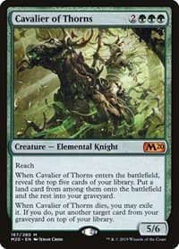 Cavalier of Thorns - Core Set 2020 - Magic: The Gathering card