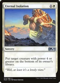 Eternal Isolation - Core Set 2020 - Magic: The Gathering card