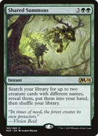 Shared Summons - Core Set 2020 - Magic: The Gathering card