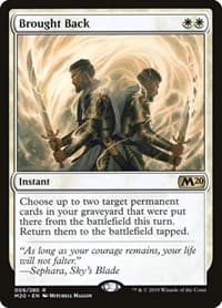 Brought Back - Core Set 2020 - Magic: The Gathering card