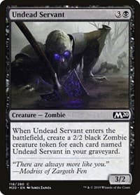 Undead Servant - Core Set 2020 - Magic: The Gathering card