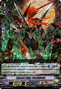 Sunset Edge, Duskblade - V-EB07: The Heroic Evolution - Cardfight Vanguard card