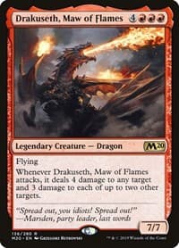 Drakuseth, Maw of Flames - Core Set 2020 - Magic: The Gathering card