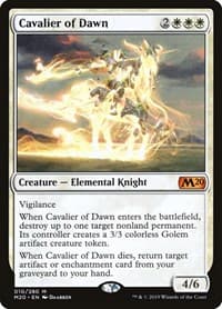Cavalier of Dawn - Core Set 2020 - Magic: The Gathering card