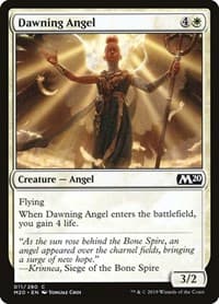 Dawning Angel - Core Set 2020 - Magic: The Gathering card