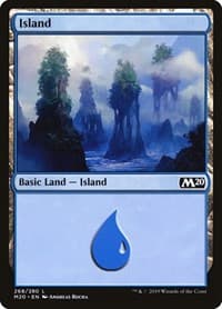 Island (268) - Core Set 2020 - Magic: The Gathering card