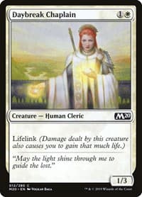 Daybreak Chaplain - Core Set 2020 - Magic: The Gathering card