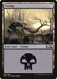 Swamp - Core Set 2020 - Magic: The Gathering card