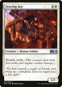 Fencing Ace - Core Set 2020 - Magic: The Gathering card