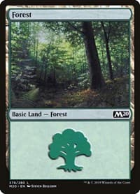 Forest (278) - Core Set 2020 - Magic: The Gathering card
